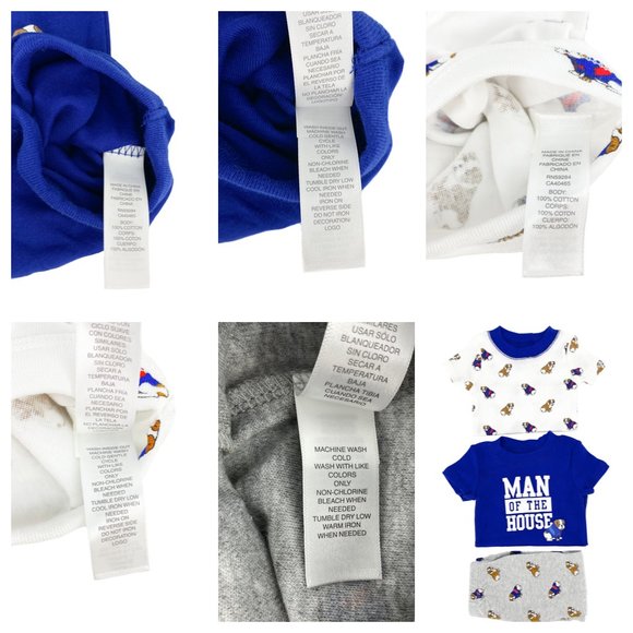THE CHILDREN'S PLACE Bundles Baby Place Bulldog Bodysuit Pant 3 PC Set - Picture 16 of 16